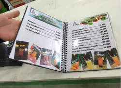 Những lưu ý khi in thực đơn cho nhà hàng