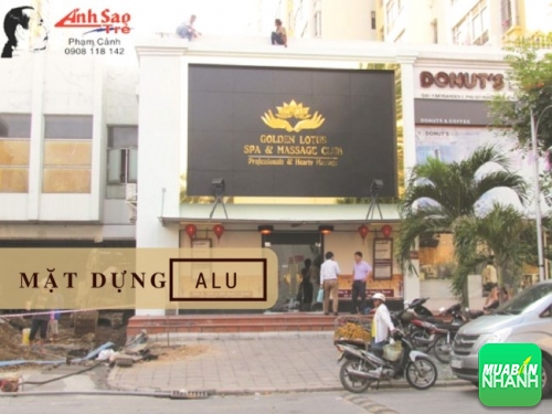 Mặt dựng Alu cho showroom cao cấp