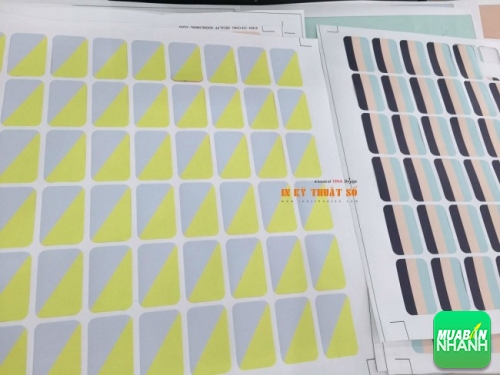Tem decal dán sản phẩm in trên giấy đảm bảo chất lượng